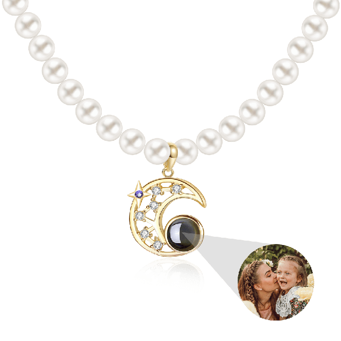 Round Pearl Pendant Necklace