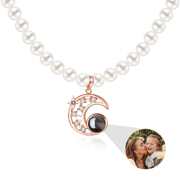 Round Pearl Pendant Necklace