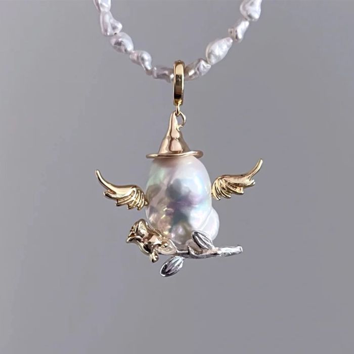 Rose Witch Freshwater Pearl Necklace
