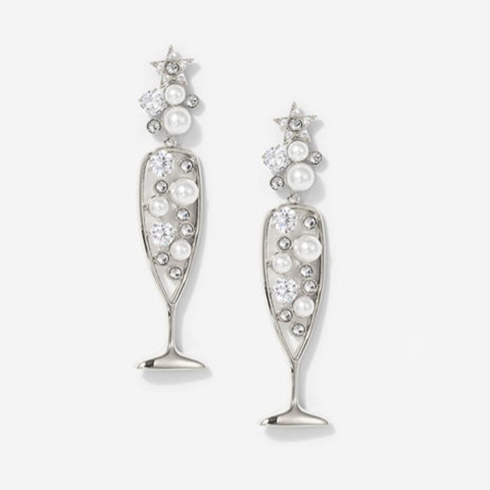 Star Goblet Freshwater Pearl Drop Earrings