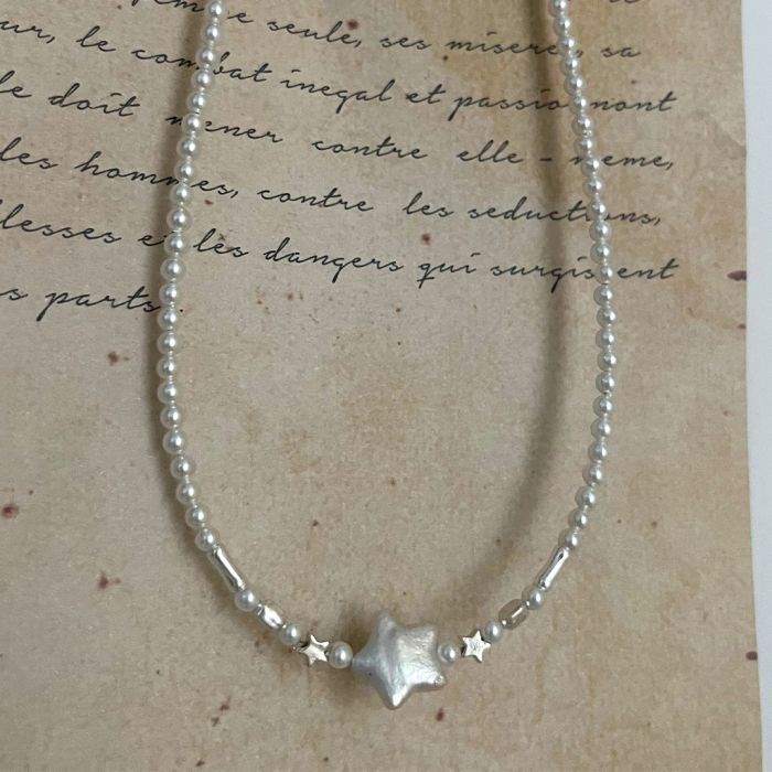 Star Freshwater Pearl Strand Necklace