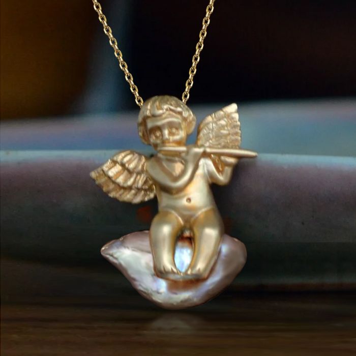 Angel Baby Pendant Necklace