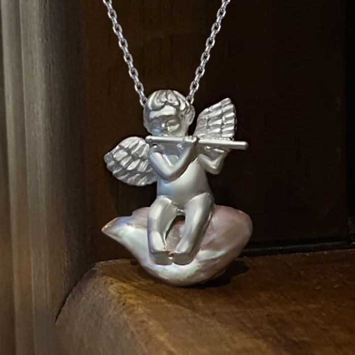 Angel Baby Pendant Necklace