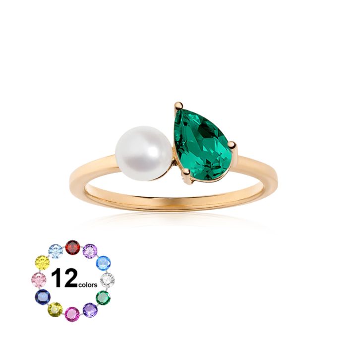 Birthstone Fashion Ring