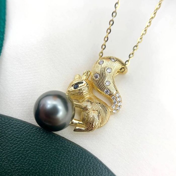 Squirrel Pendant Necklace