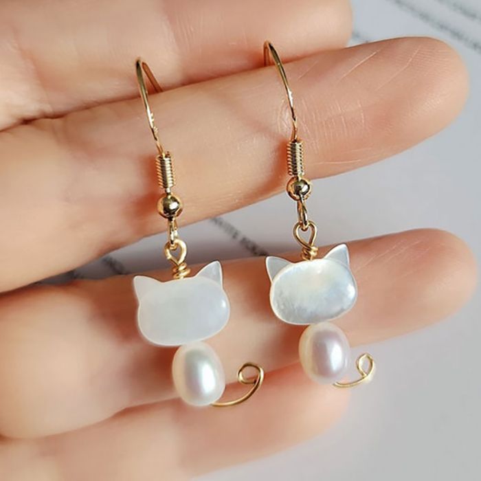 Cat Drop Earrings