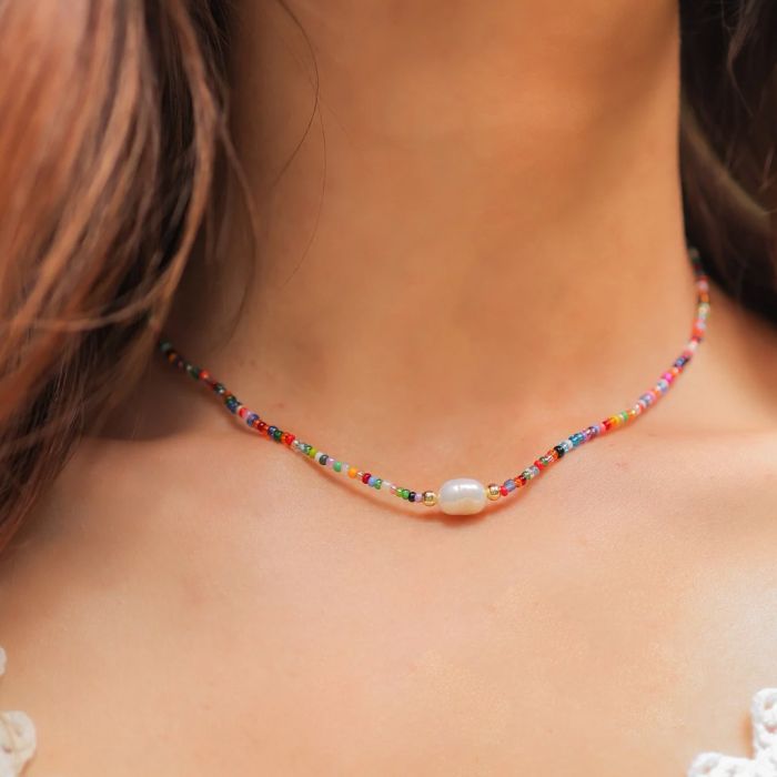 Colourful Beaded Necklace