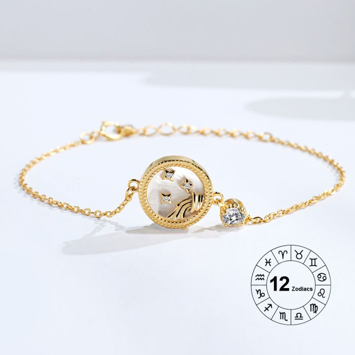 Aquarius Zodiac Bracelet