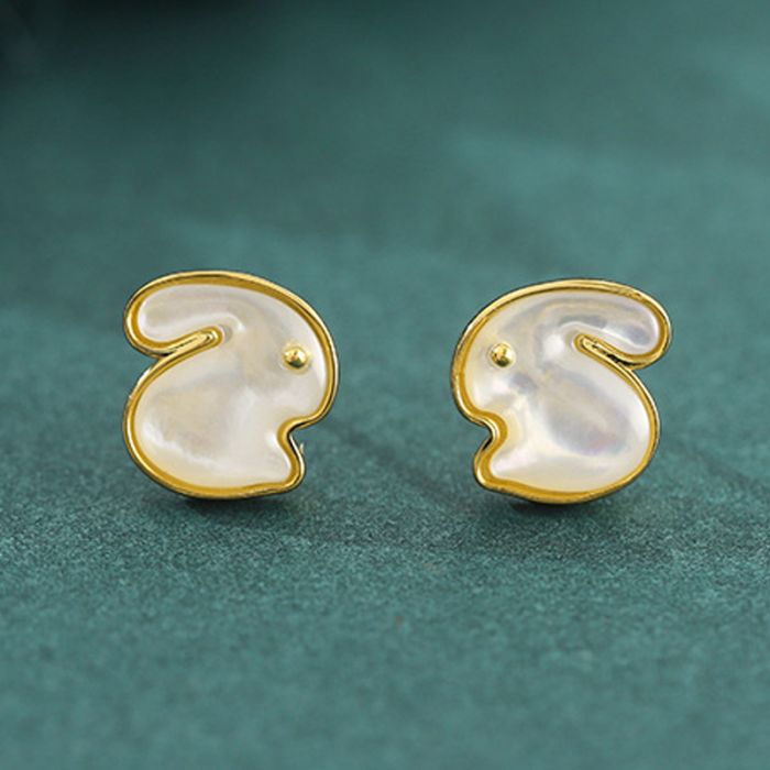 Rabbit Stud Earrings