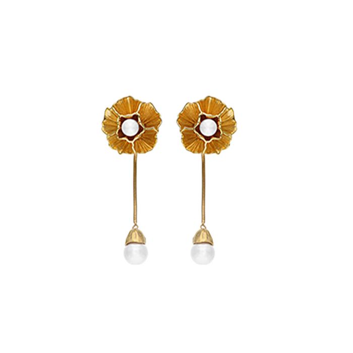 Flower Drop Earrings