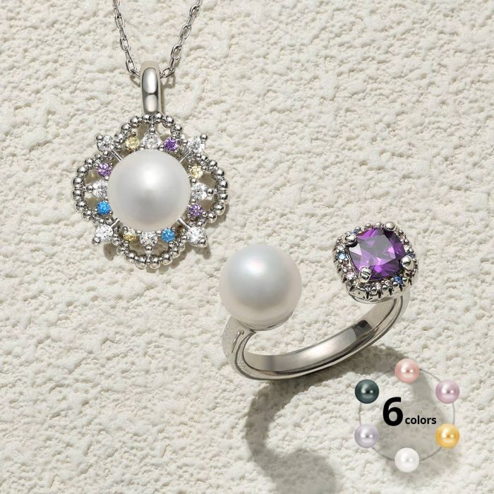 Interchangeable Pearls Jewellry Set