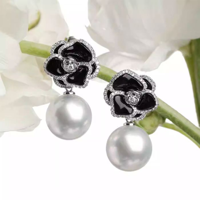 Camellia Drop Earrings