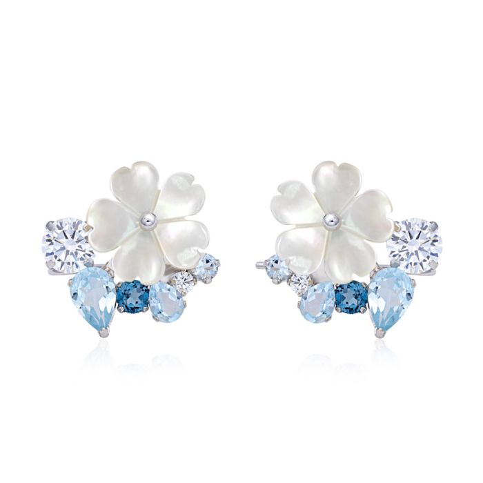 Flowers Drop Earrings