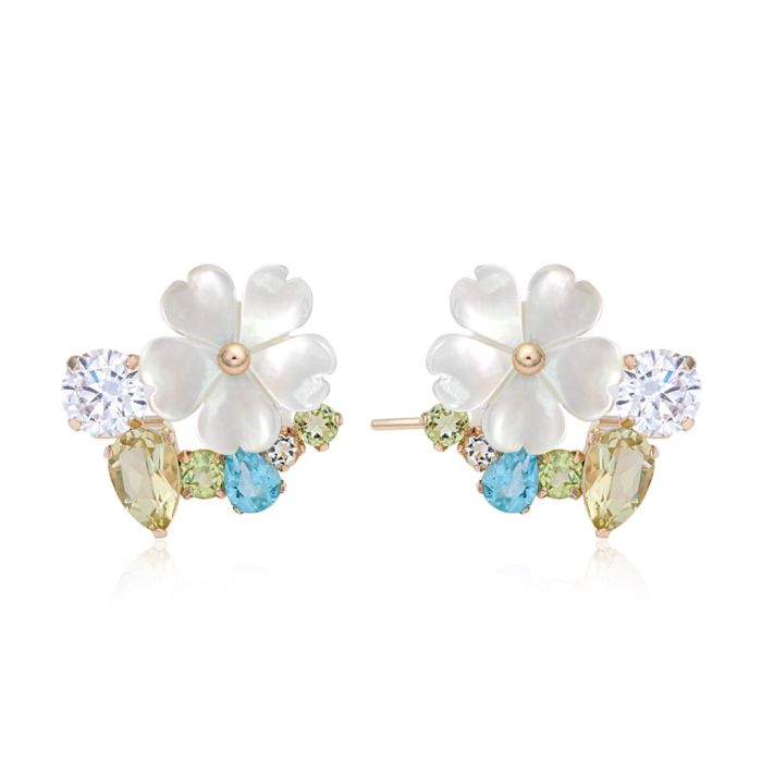 Flowers Drop Earrings