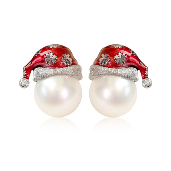 Santa Hat Stud Earrings