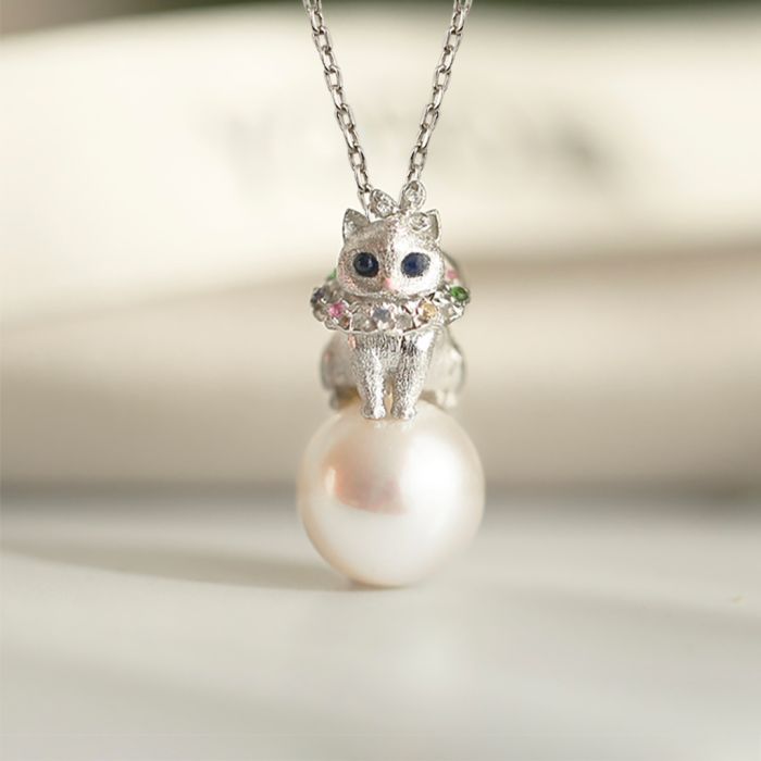 Cute Cat Pendant Necklace