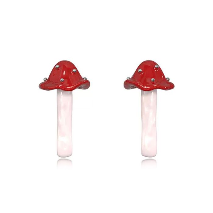 Mushroom Stud Earrings